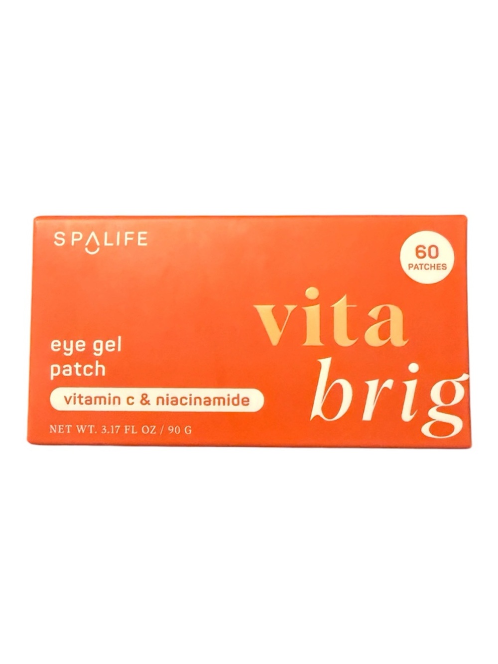 SpaLife Vita Brig Orange Eye Gel Patch with Vitamin C & Niacinamide - 60 Patches